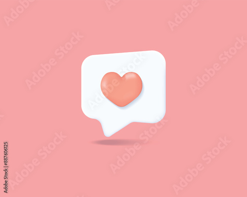 Realistic like bubble 3d icon design illustrations