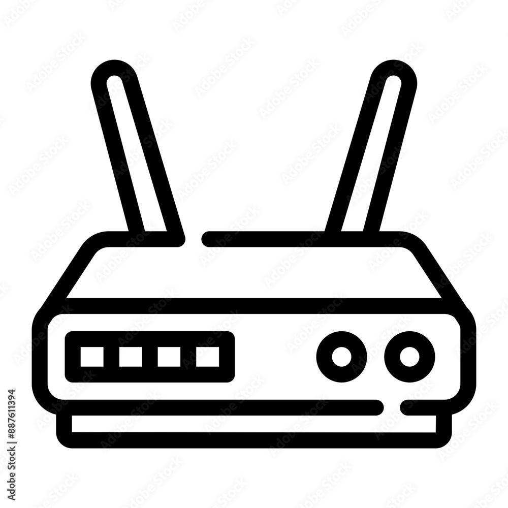 router Line Icon router Line Icon