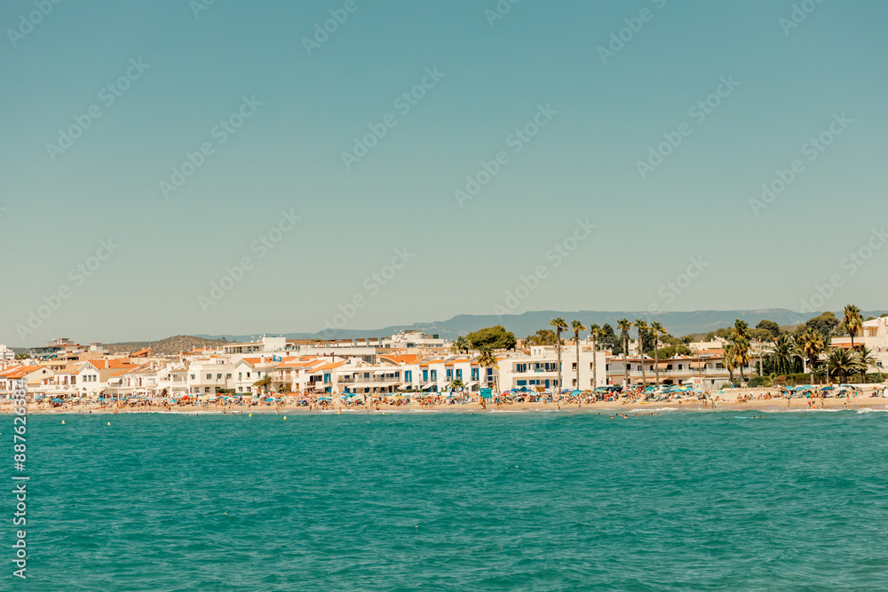 Sunny day on the beach in Spain Sunny day on the beach in Spain