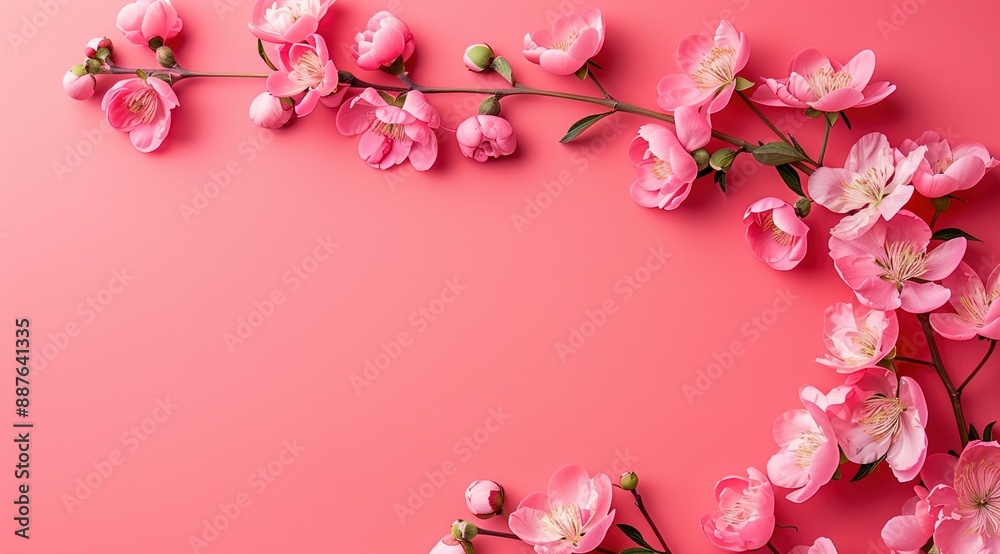 pink rose petals border pink rose petals border