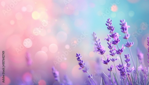 Serene Lavender Field in Full Bloom - Aromatherapy in Nature