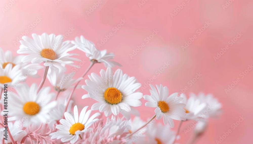 Obraz premium Fluffy dandelions paint a vibrant tapestry across the sun-kissed meadow, swaying gently in the summer breeze