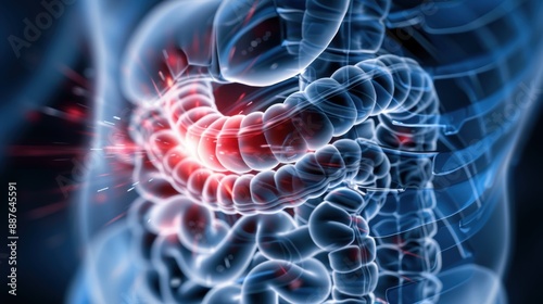 An illustration of a strong gut lining compared to a damaged one, highlighting the prevention of leaky gut