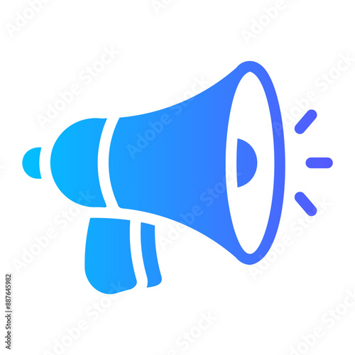 megaphone Gradient icon