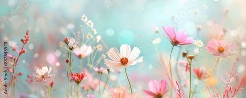 Vibrant poppies dance in a sun-kissed meadow, a breathtaking floral tapestry of nature's beauty