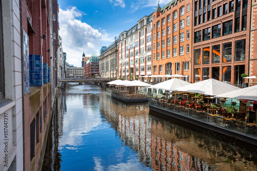 Channel in Hamburg