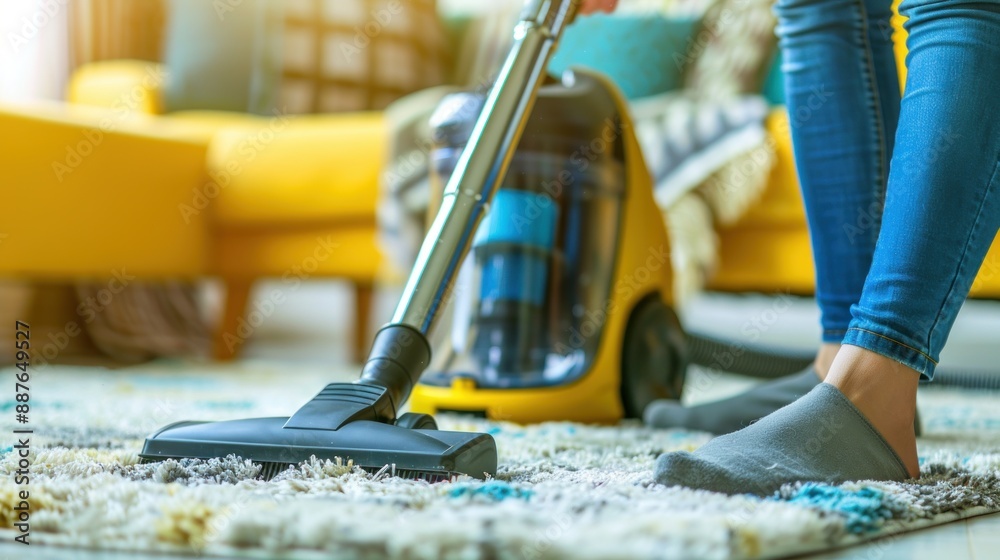 Vacuuming the Carpet Vacuuming the Carpet