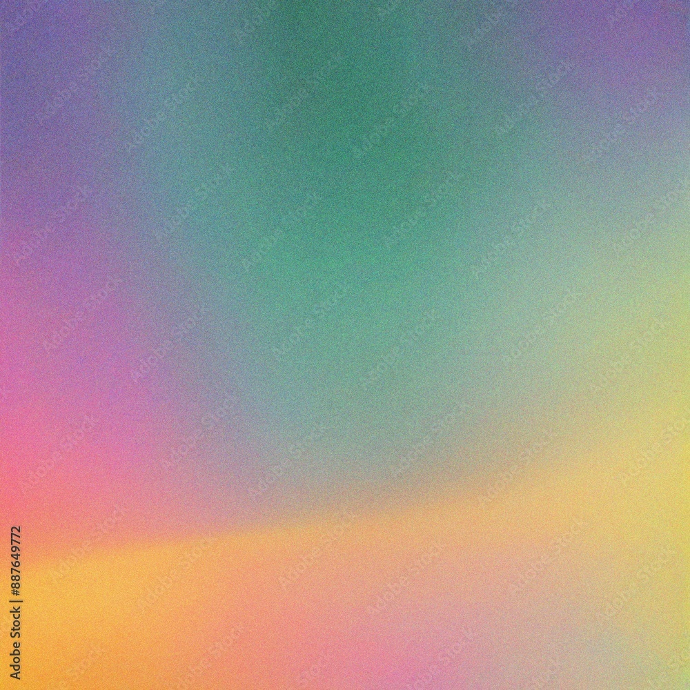 Fototapeta premium pink purple yellow noisy color gradient banner, grainy textured poster header cover backdrop design