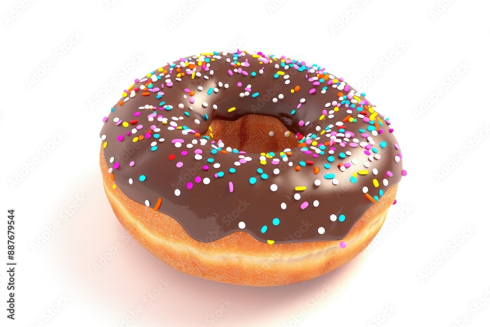donut isolated on white donut isolated on white