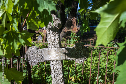 At the Smolensk Cemetery in St. Petersburg, Russia