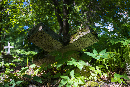 At the Smolensk Cemetery in St. Petersburg, Russia
