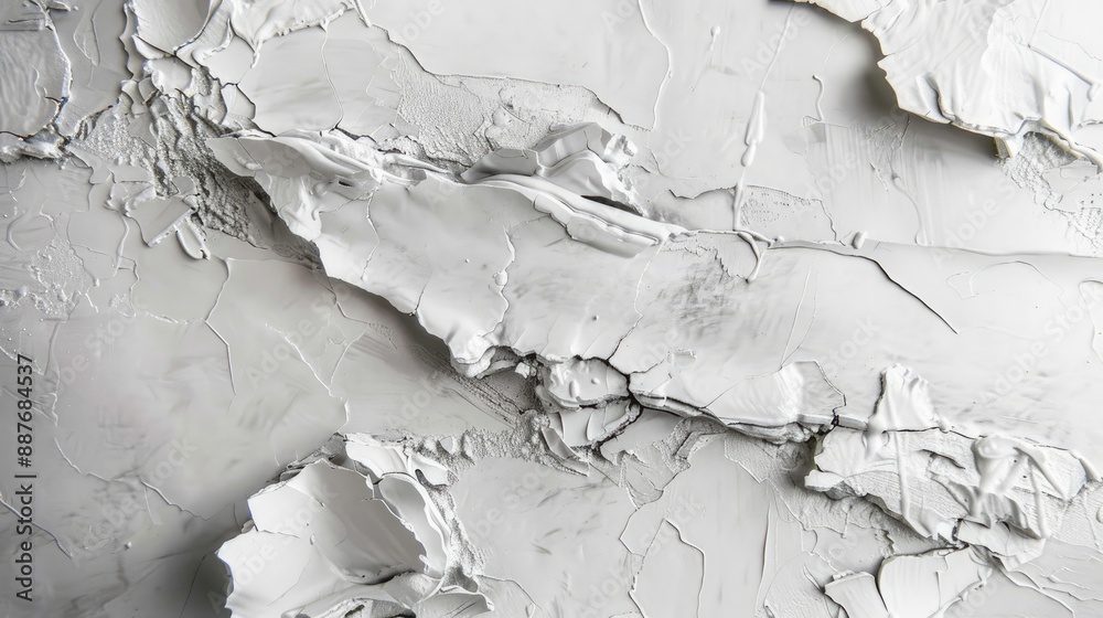 Fototapeta premium Texture background of white concrete wall