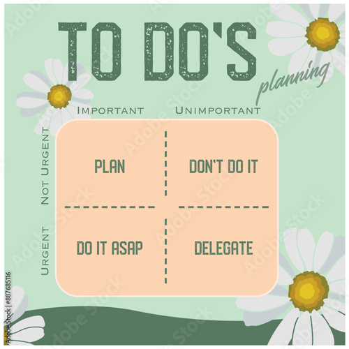 Planning To do's helpful tips in a scheme