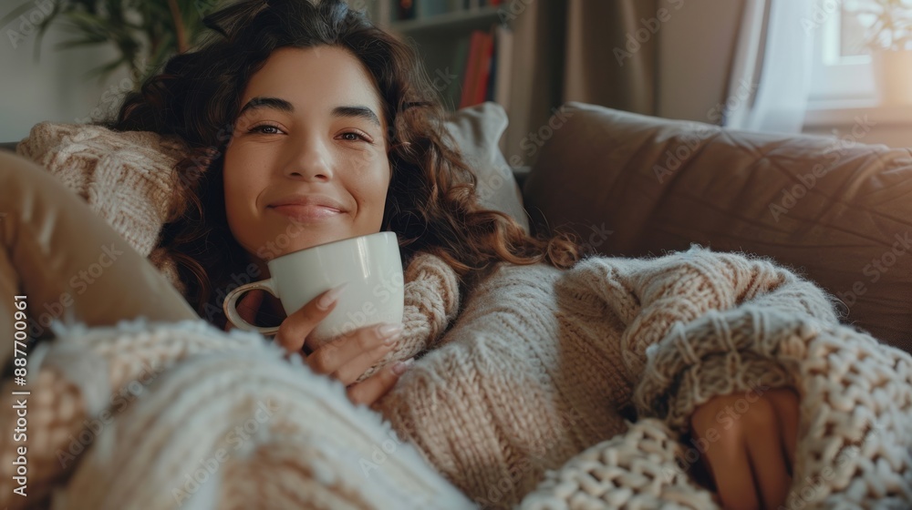 Cozy Winter Day with a Cup of Warmth Cozy Winter Day with a Cup of Warmth