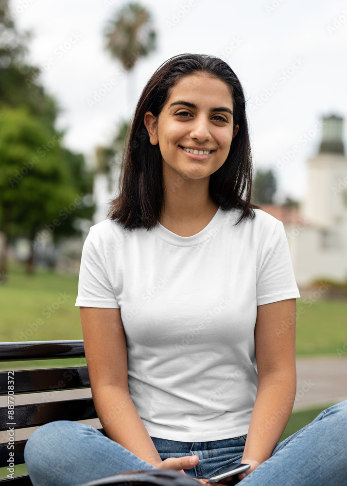 Women's tee png, transparent mockup design, casual wear fashion Women's tee png, transparent mockup design, casual wear fashion