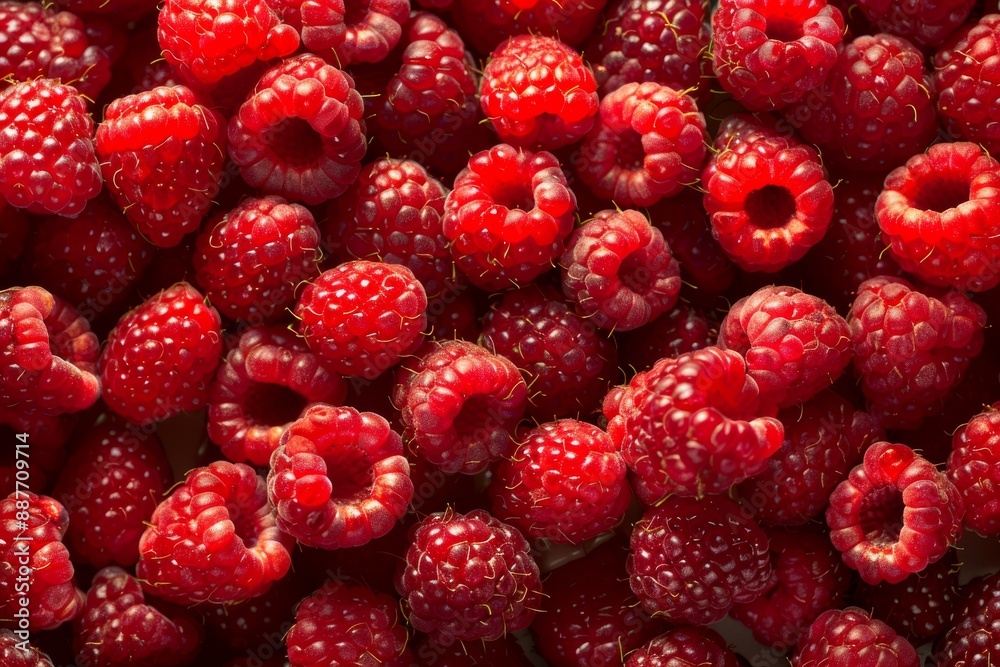 Close-up of an abundance of fresh ripe raspberries; Alberta, Canada. Beautiful simple AI generated image in 4K, unique. Close-up of an abundance of fresh ripe raspberries; Alberta, Canada. Beautiful simple AI generated image in 4K, unique.