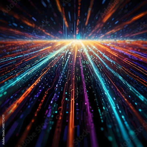 abstract background with lights