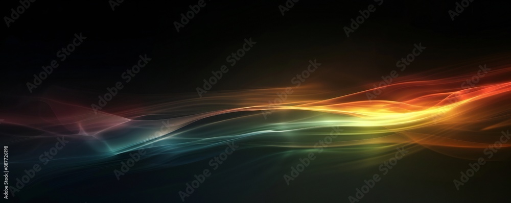 Obraz premium Abstract dark smooth gradients background Generative Ai