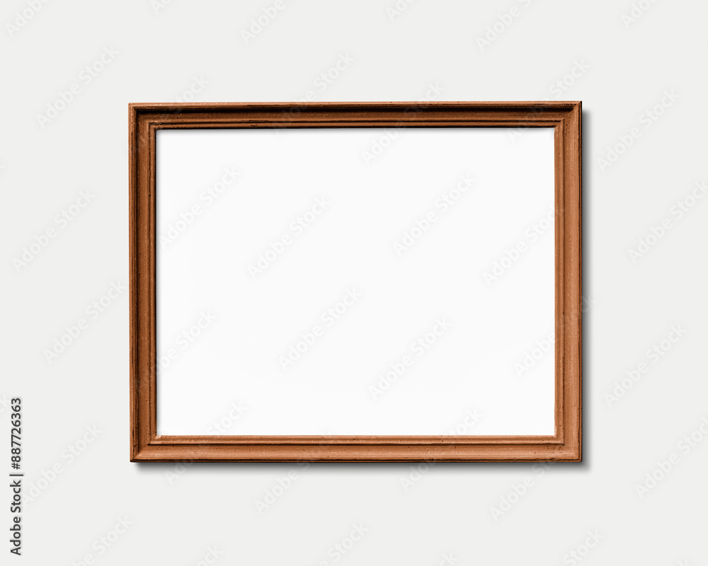 Wooden frame png mockup, transparent design Wooden frame png mockup, transparent design