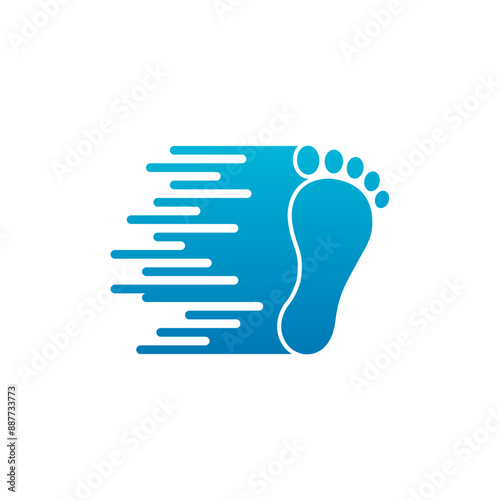 Foot Health logo design template