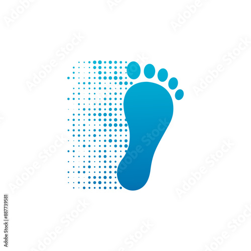 Foot Health logo design template