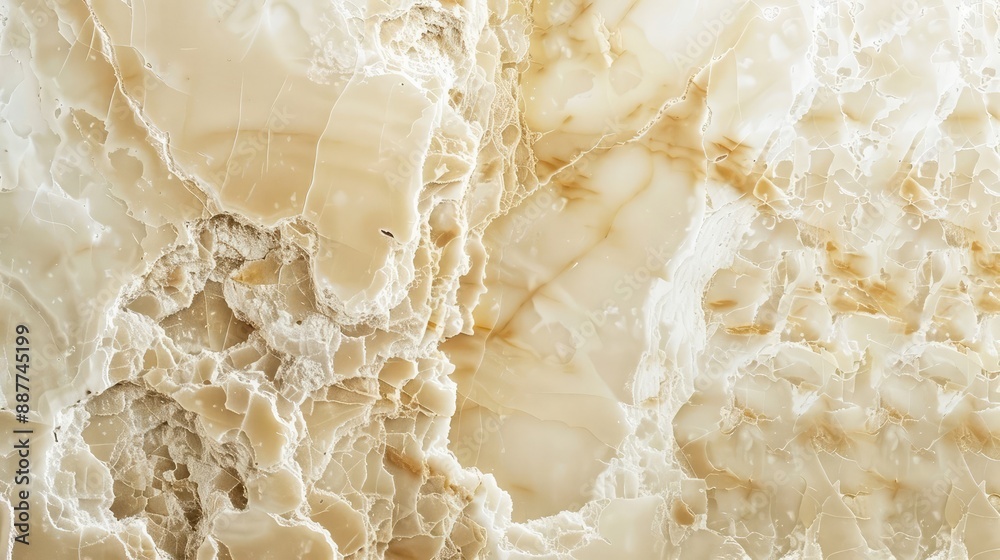 Beautiful intricate patterns and veins of natural beige marble Beautiful intricate patterns and veins of natural beige marble