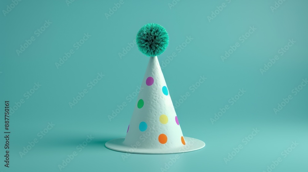 The colorful party hat The colorful party hat