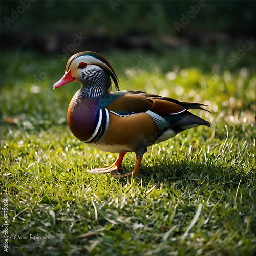 Selective focus shot of a cute finch bird ai design