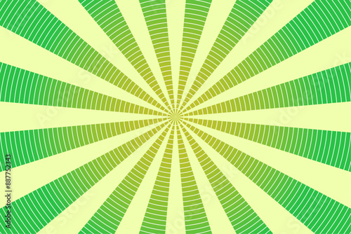 Sunburst Green Radial Burst Sunburst Pattern Radiant Lines Geometric Radiance