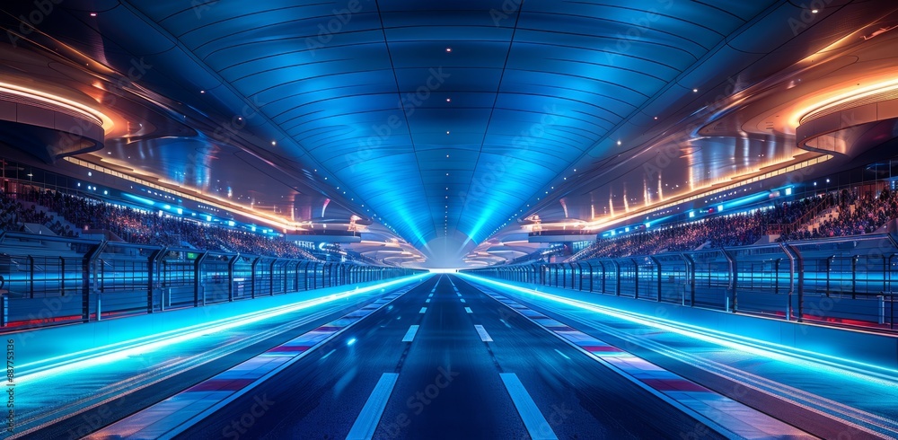 Fototapeta premium Race Track Underpass