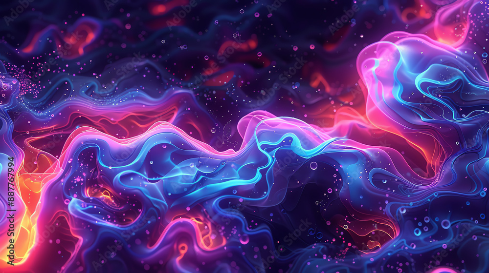 Colorful abstract background. Glowing neon light. Colorful abstract background. Glowing neon light.