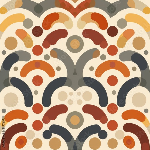Vintage S Pattern Abstract Design