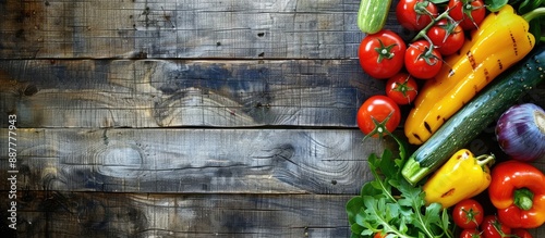 An assortment of fresh vege...
