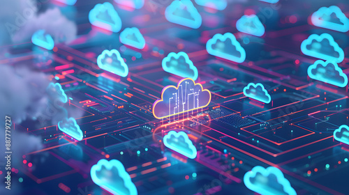 Awesome Visuals Describe Cloud Computing Wonders datacenter infrastructure hosting
