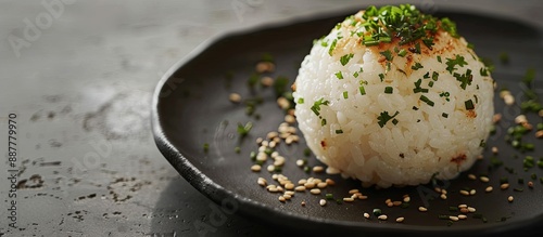 Grilled Japanese rice ball ...