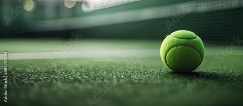 Blurry tennis court backgro...