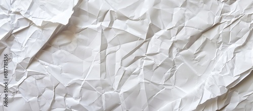 Texture of crumpled white p...