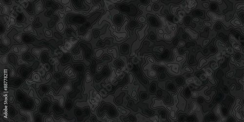 Abstract topography map, topology line map, geographic abstract grid vector background. 