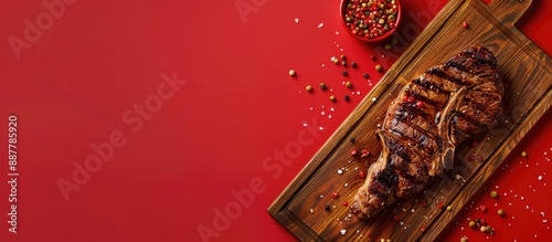 A delicious grilled steak i...