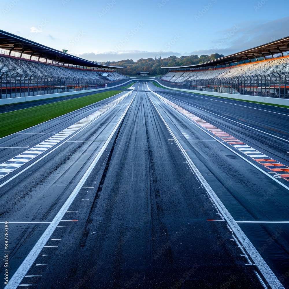 Empty Race Track Empty Race Track