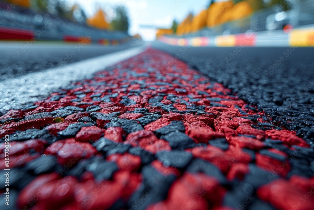 Fototapeta premium Close-up of a Race Track