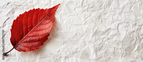 Leaf part of a card in a la...