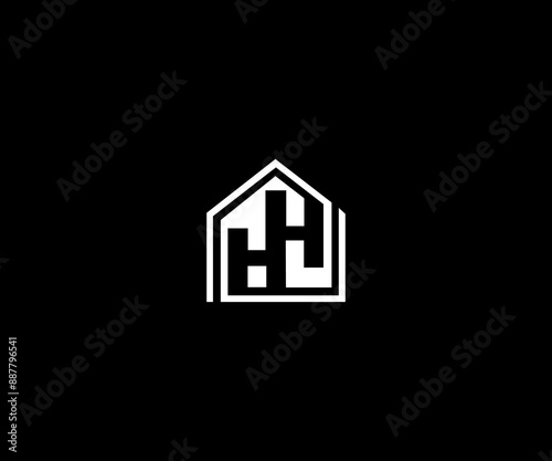 HH home minimal modern logo