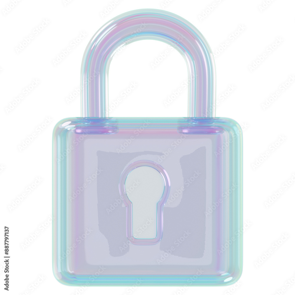 Cybersecurity png holographic icon, transparent background Cybersecurity png holographic icon, transparent background