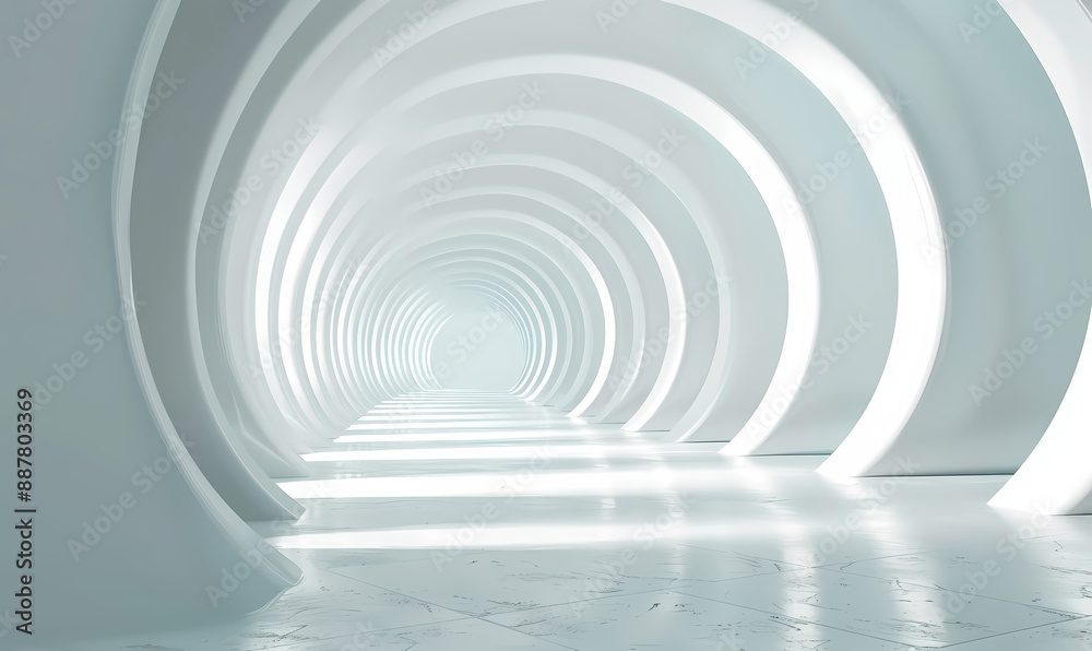 Obraz premium abstract 3d tunnel