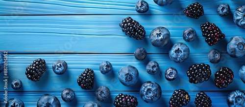 Blueberries and blackberrie...