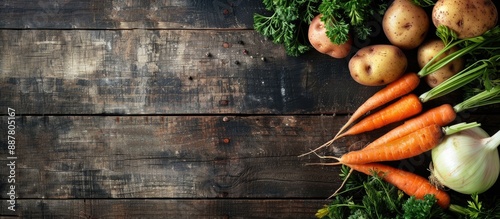 Fresh vegetables like raw p...