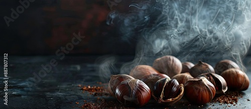 Chestnuts cooked and crispy...