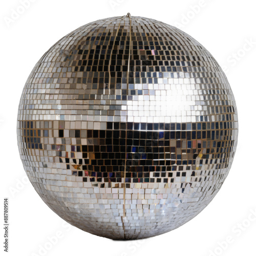  Glistening disco ball ready to sparkle the night