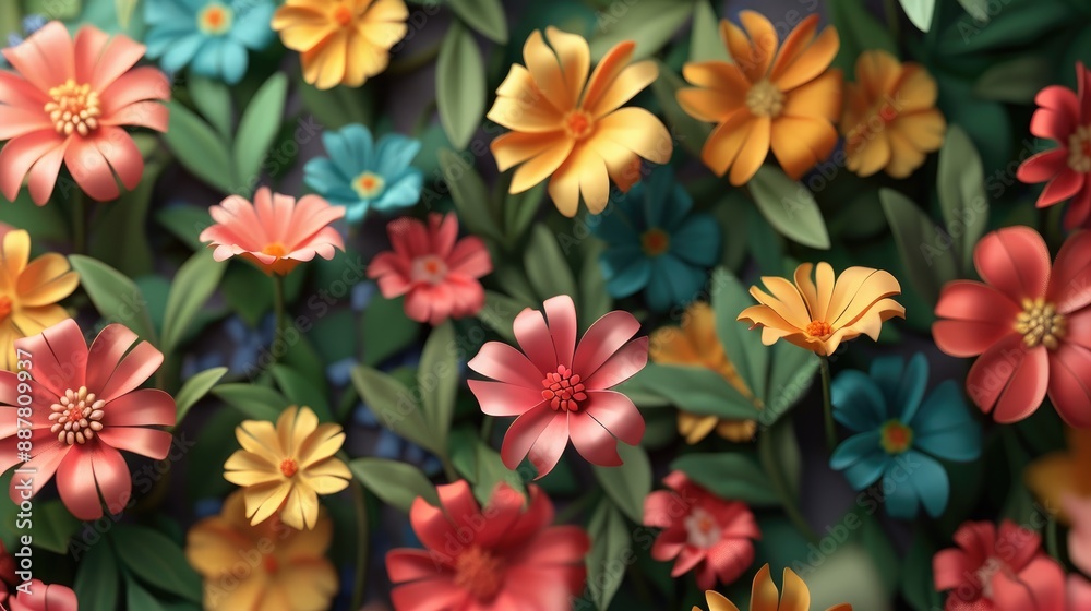 Background featuring flowers Background featuring flowers